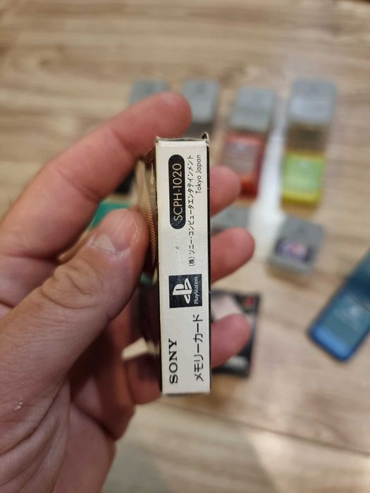 Oryginalna karta pamięci Playstation PSX PS1 SCPH-1020 + pudełko JAPAN