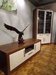 Zestaw meblowy - meble salon - 2x Komoda, 1x szafka RTV, 1x witryna