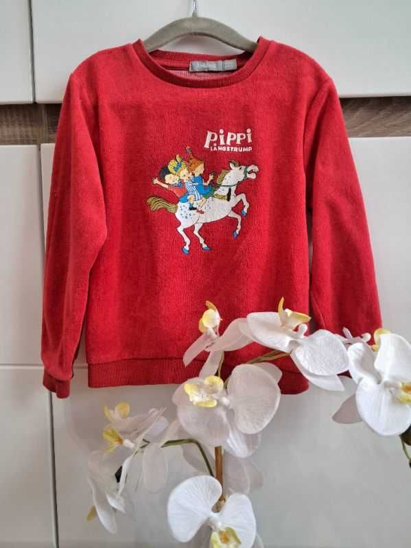 Nowość 2025:) bluza Pippi Langstrumpf AHLENS roz 98/104