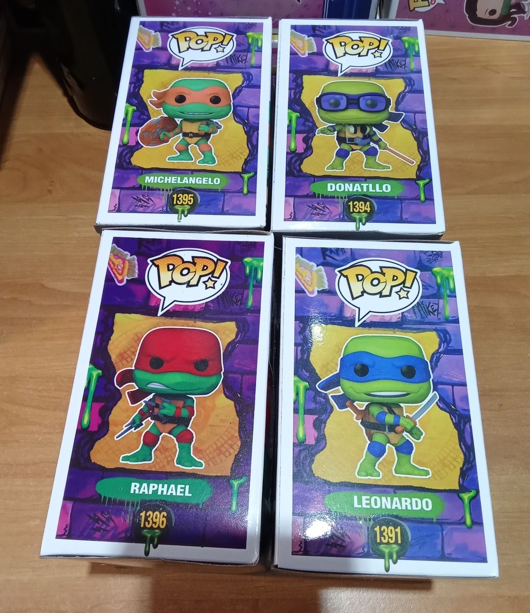Pack teenage mutant ninja turtles TMNT novas em caixa