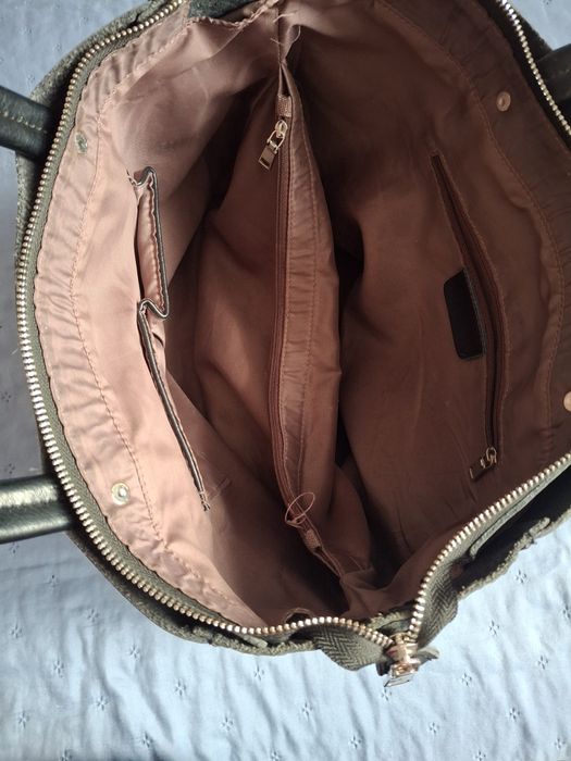 Сумка шкіряна чорного кольору