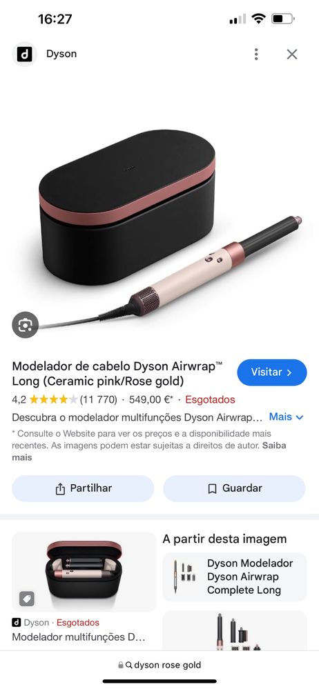 Dyson airwrap NOVO SELADO