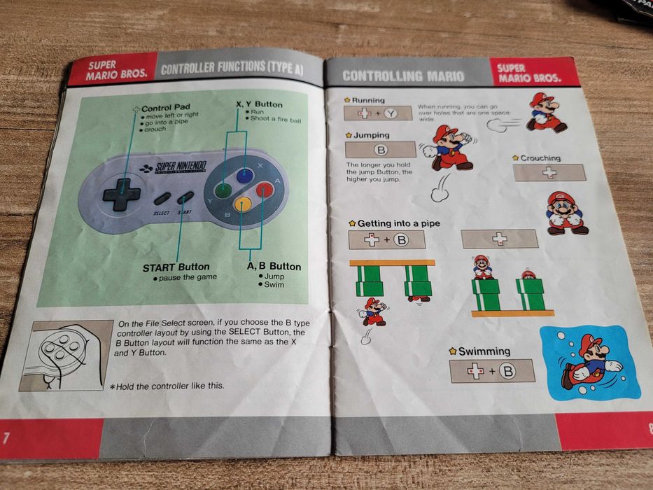 Instrukcje od Super Mario i Jurassic Park (SNES, NES)