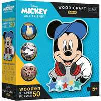 Puzzle Drewniane 50 W Świecie Mickey Trefl, Trefl