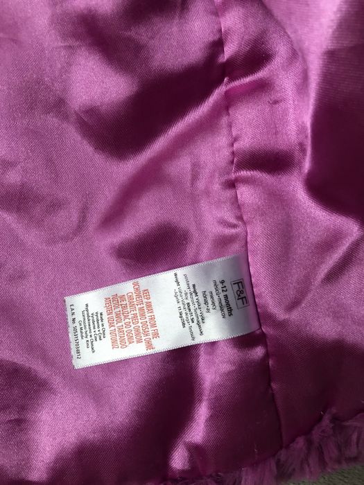 Шубка дитяча шубка на дівчинку рожева шапка Brugi на дівчинку