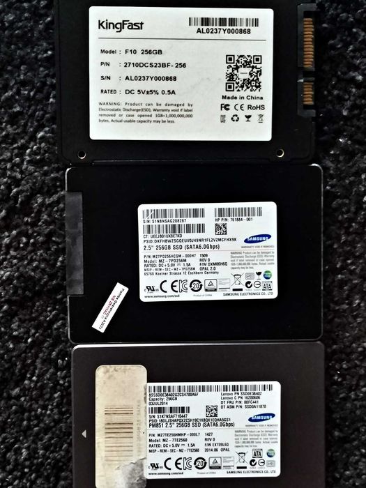 SSD - Uszkodzone - 14 sztuk