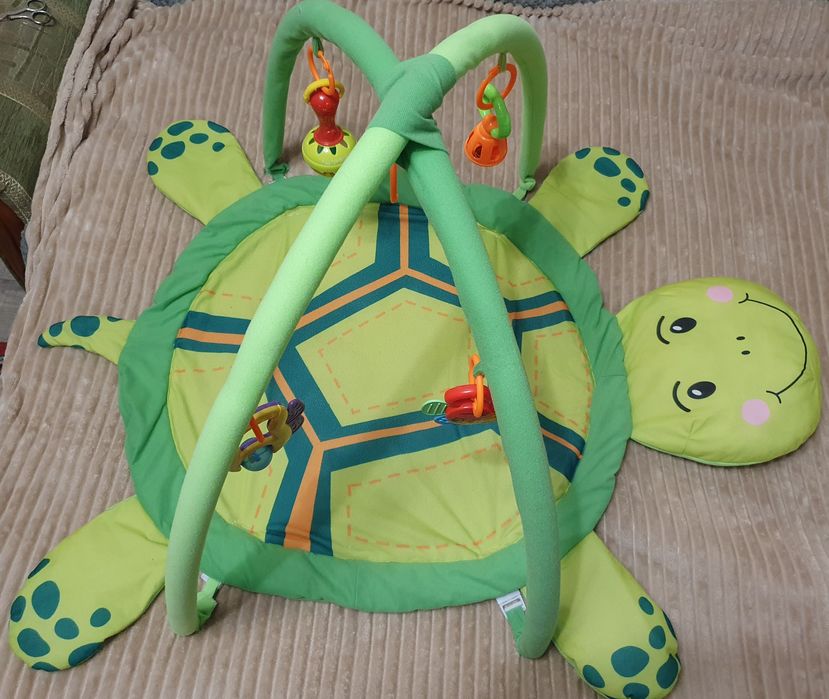Розвиваючий дитячий коврик черепаха