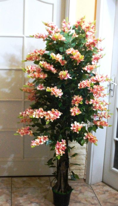 Drzewko sztuczne beniaminek - jabłoń kwitnąca