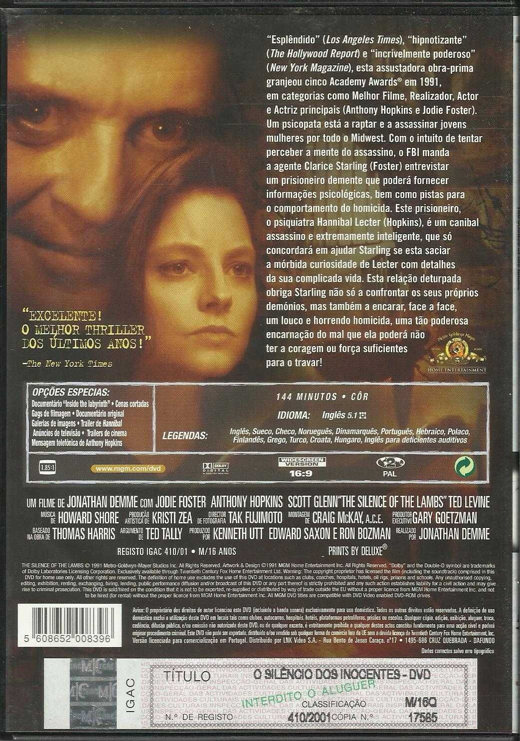 O Silêncio dos Inocentes (edição especial 2 DVD) (1991)