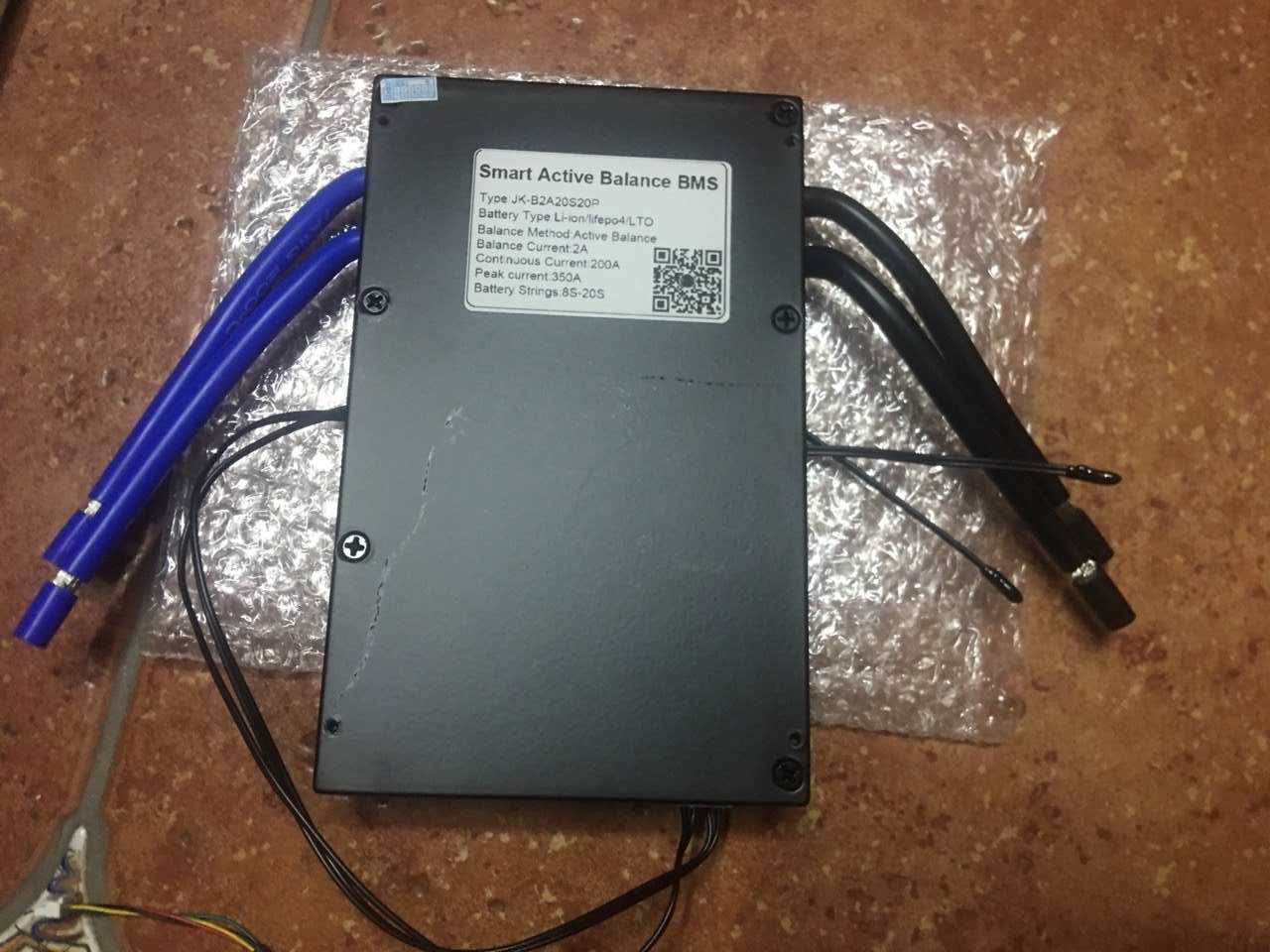 BMS  JKong  200А(350А),  активний баланс - 2А