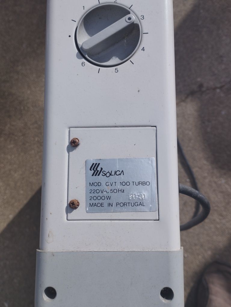 Ventilador e aquecedor elétrico