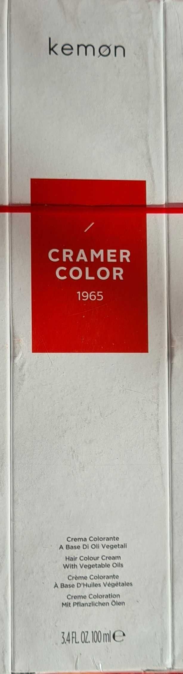 Kemon Cramer Color nr 1 czarny/czarna farba do włosów z olejem,100ml