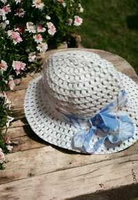 QNowy kapelusz dziecięcy słońce lato kapelusz plażowy kokarda
