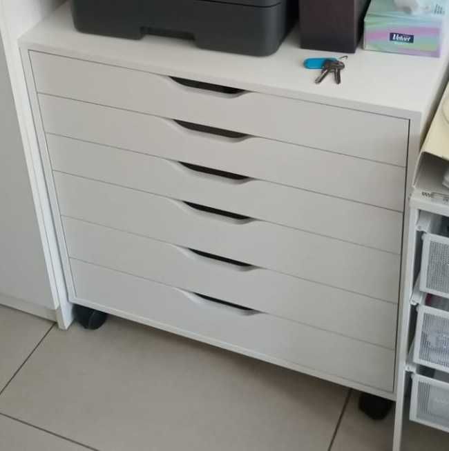 Komoda na kółkach szafka pod drukarkę SUPER STAN