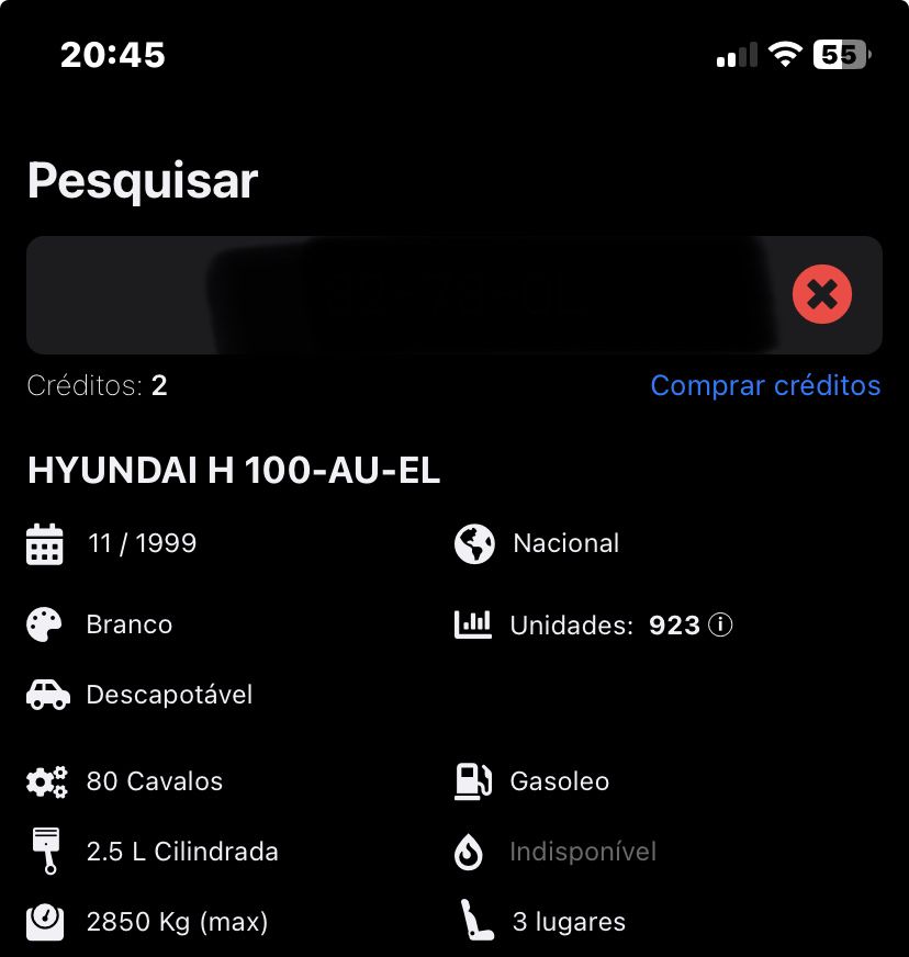 Hyundai H100 2.5 vendida do estado em que se encontra parada a 2 anos