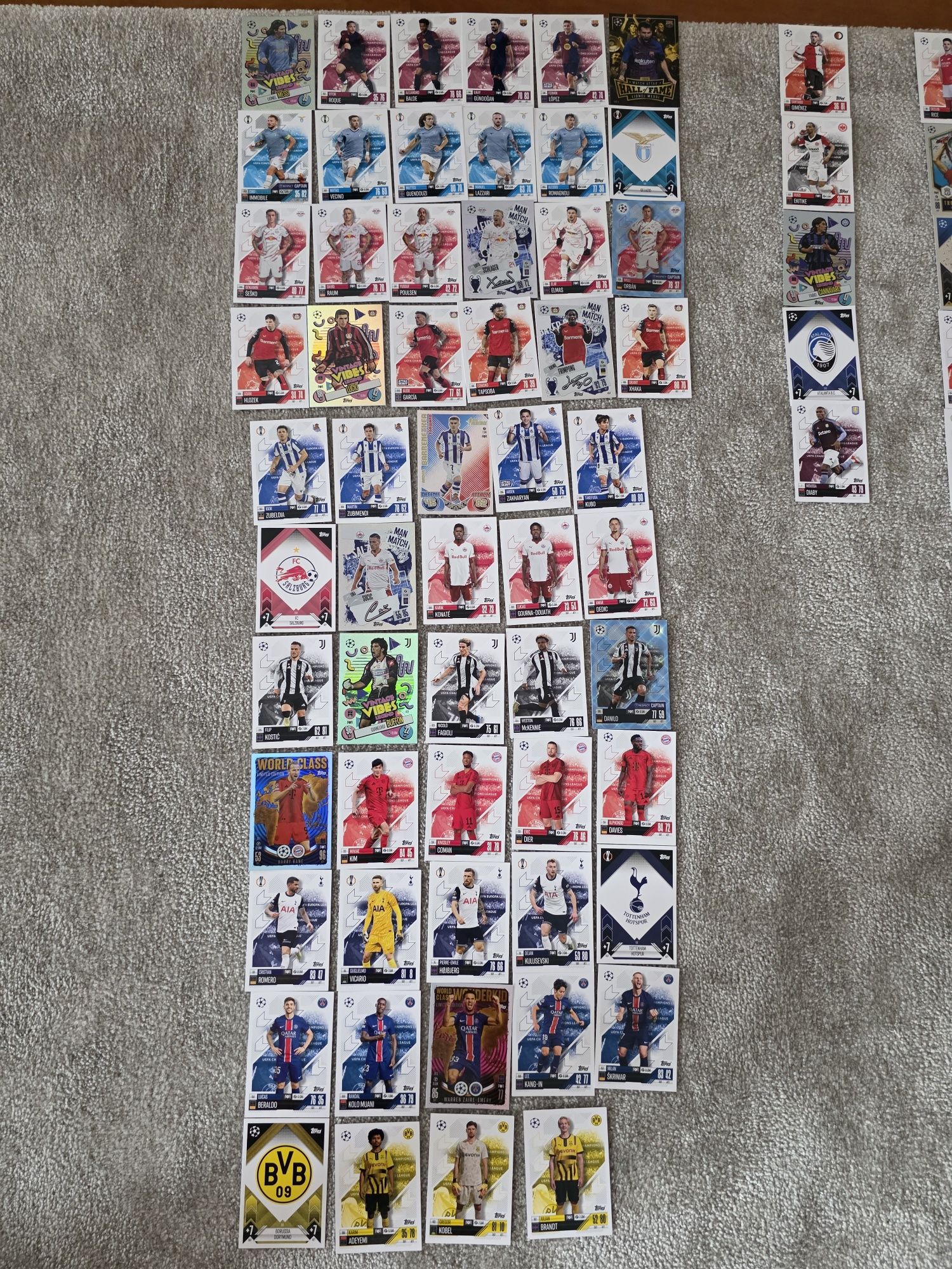 Cartas MATCH ATTAX como novas bom preço