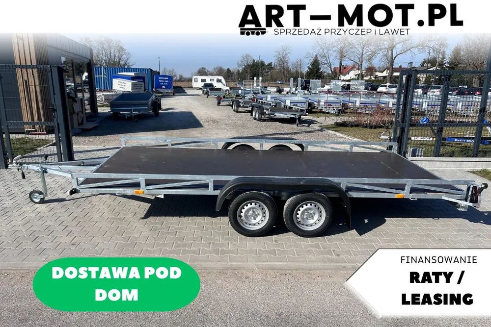 Wena PLATFORMA / DOSTAWA! / 3x2 / pod BALIE JACUZZI SAUNE / NISKI PRÓG ZAŁADUNKU / SOLIDNA /  RATY! LEASING! Przyczepka lekka PLATFORMA SOLIDNA 3x2 2 osiowa