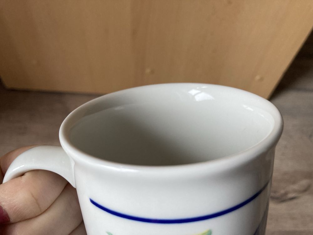 Angielski kubek niebieskie ptaki made in britain