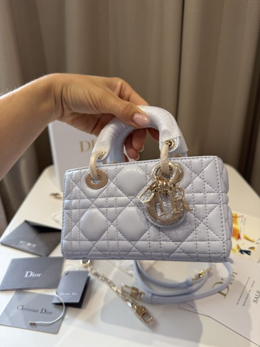 Сумочка Dior Lady преміум міні Діор Диор