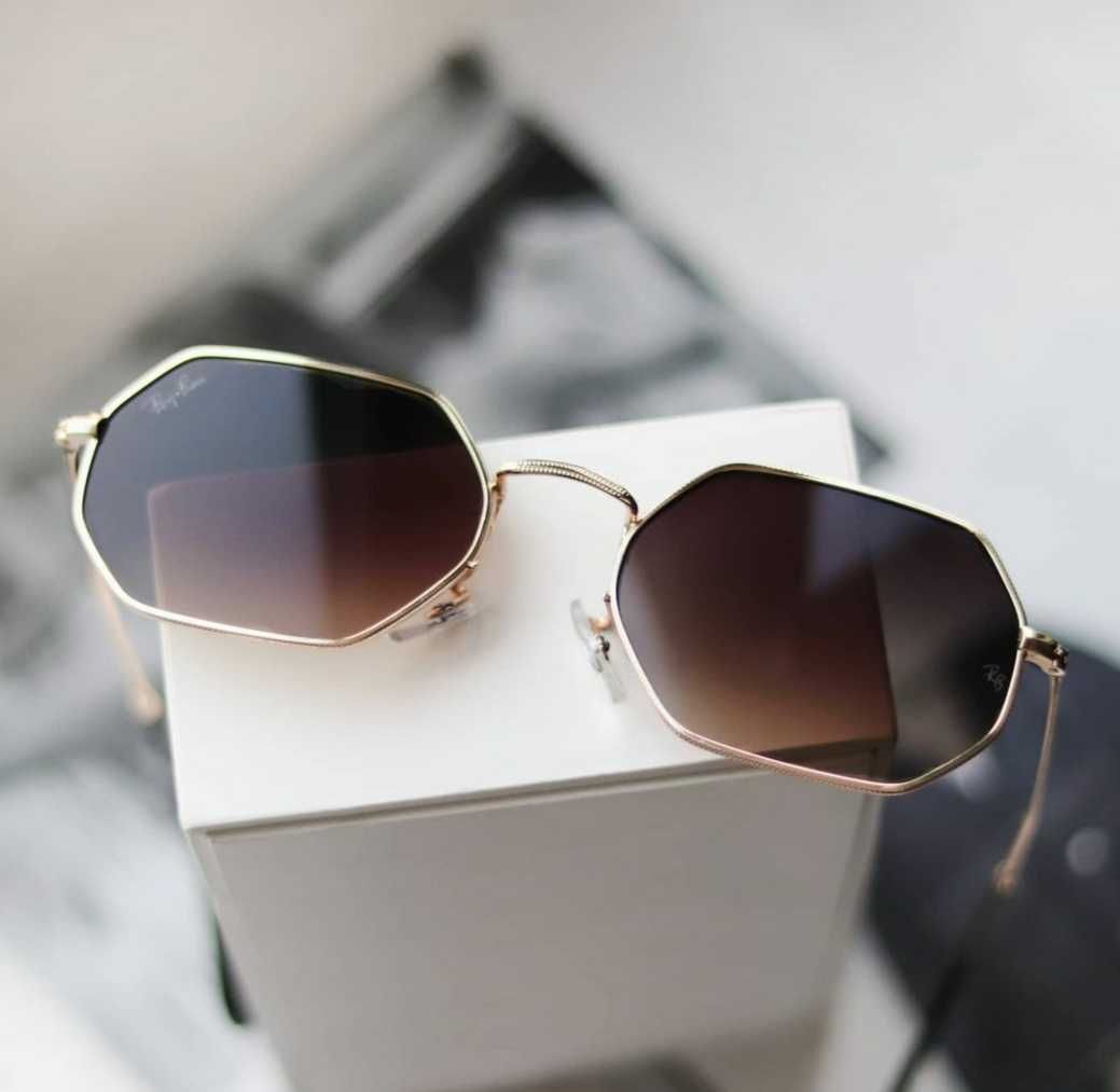 Очки прямоугольные Ray ban Brown