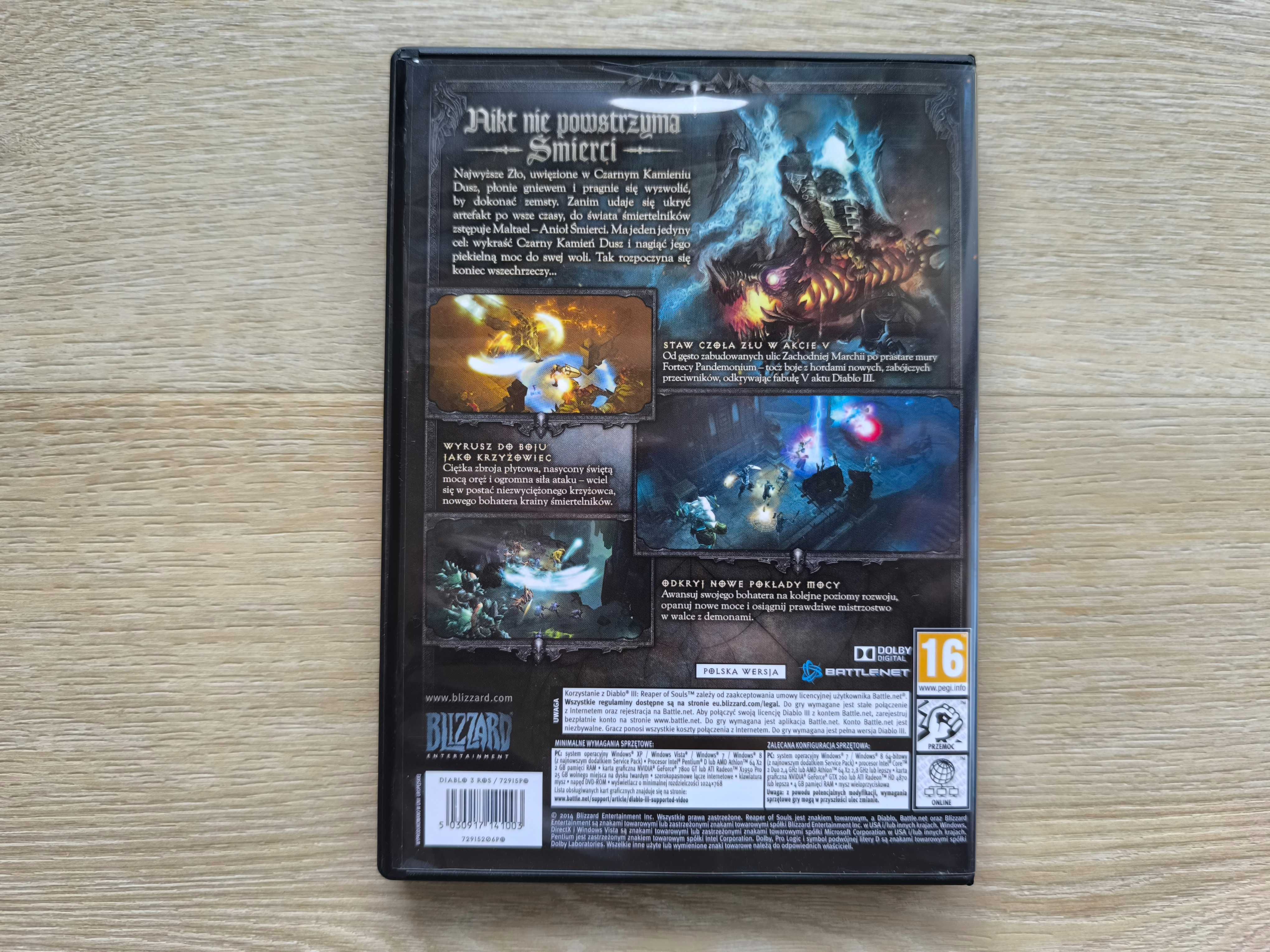 Diablo III Reaper of Souls [PC] (POLSKA WERSJA) - BOX