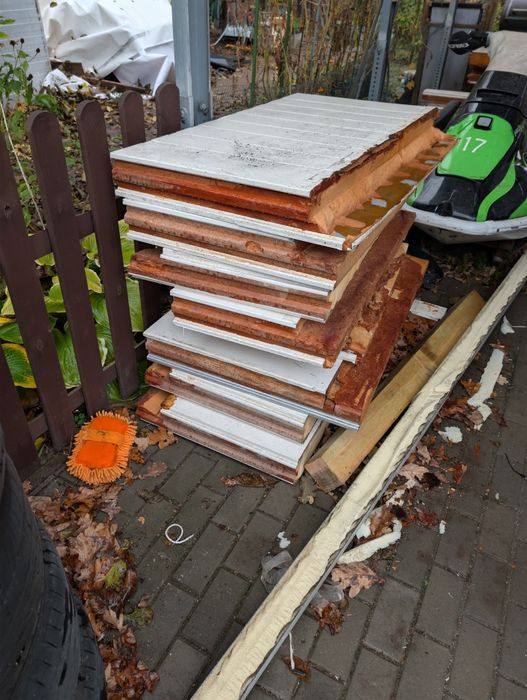 Płyta warstwowa ścinki za darmo  11cm grubość