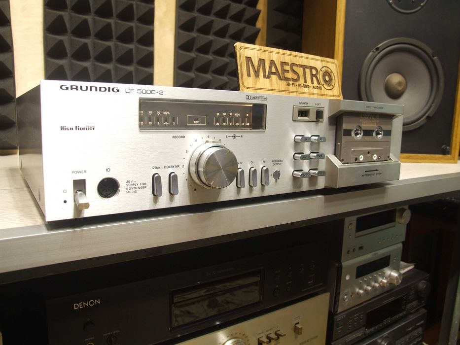 Касетна дека Grundig CF5000-2. Обслужена. Без передплати