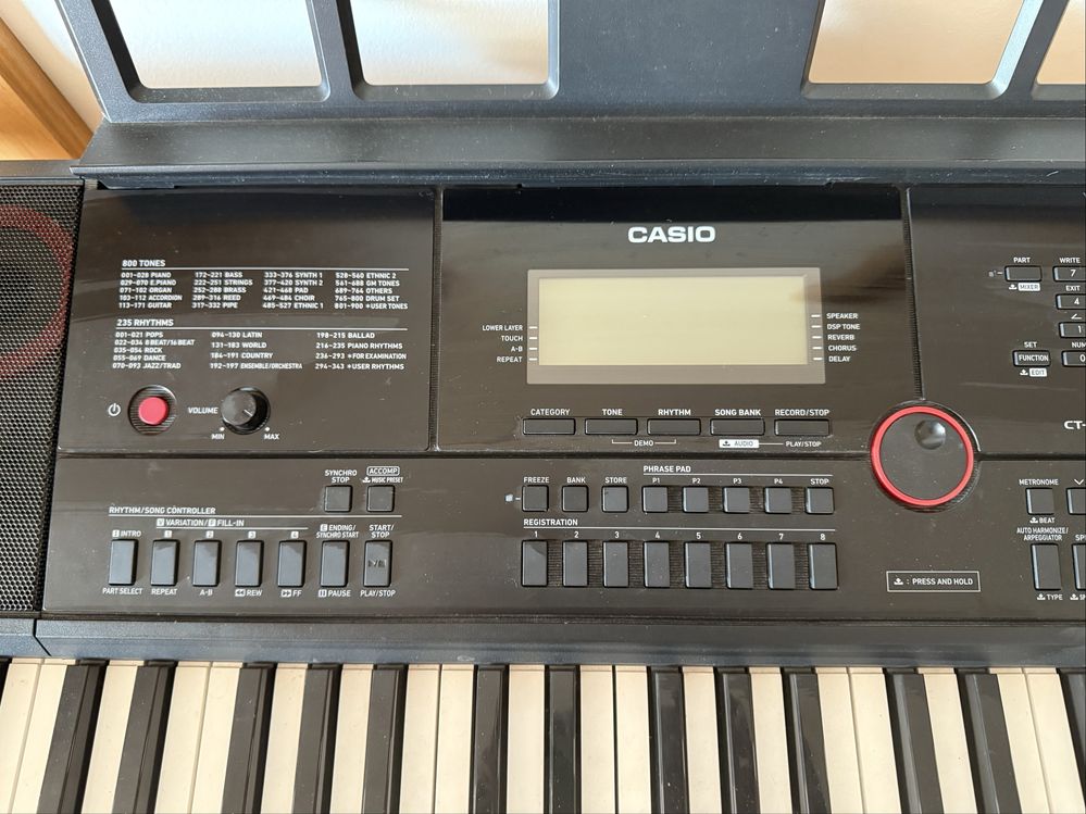 Casio CT-X3000 keyboard organy elektryczne stojak