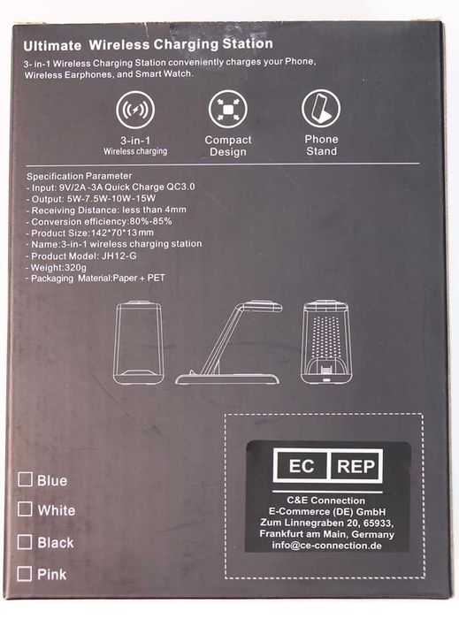 Бездротова зарядна станція швидка зарядка