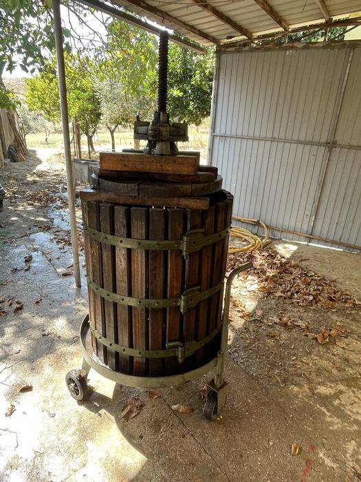 Maquina prensar uvas