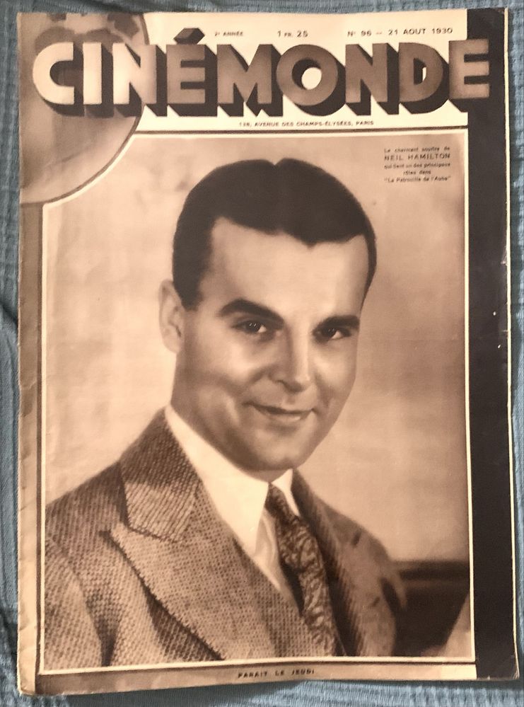Revistas cinémonde anos 30