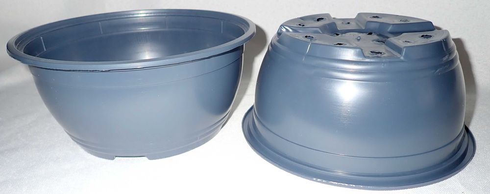 Miski na chryzantemy 20cm 2,2 L Misy chryzantemówki antracyt