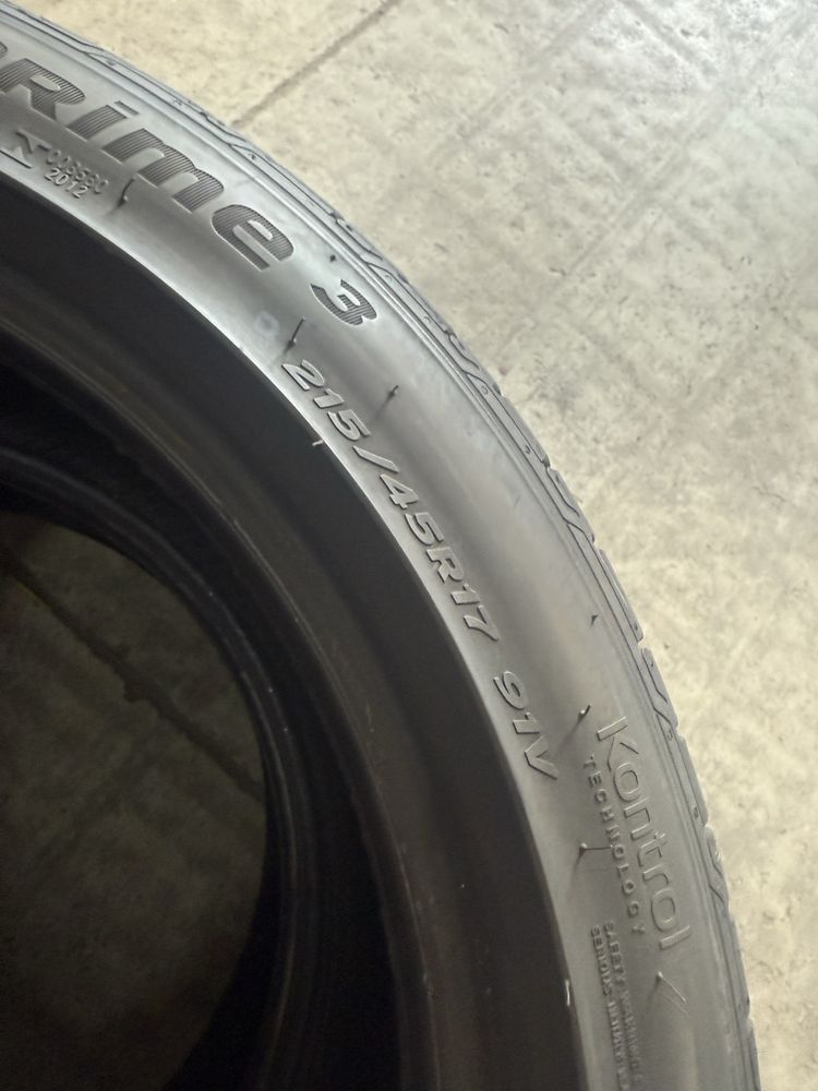 2szt para Opony hankook ventus prime 215/45/17 demo 2023r