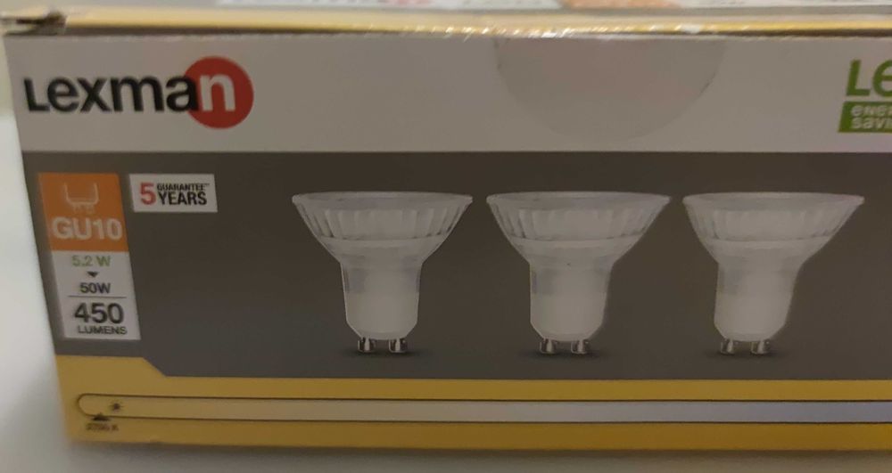 8 Lâmpadas LED GU10 IKEA, iluminação regulável s/fios *4€*