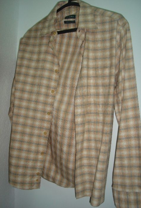Camisas de marca, padrão xadrez, baratas!
