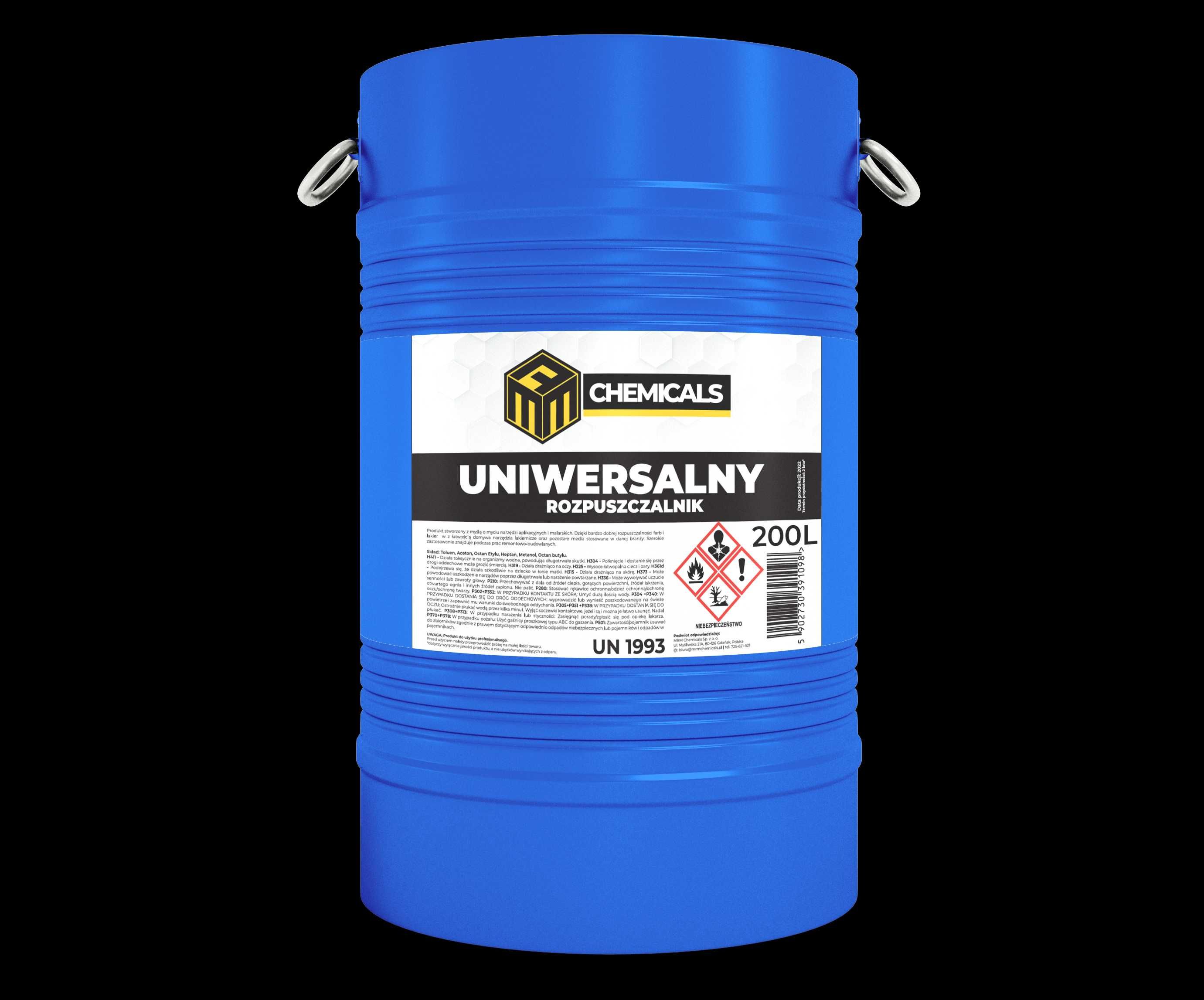 Uniwersalny rozpuszczalnik ROZCIEŃCZALNIK 200L cena netto