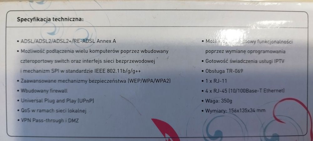 Ruter z Modemem WLAN