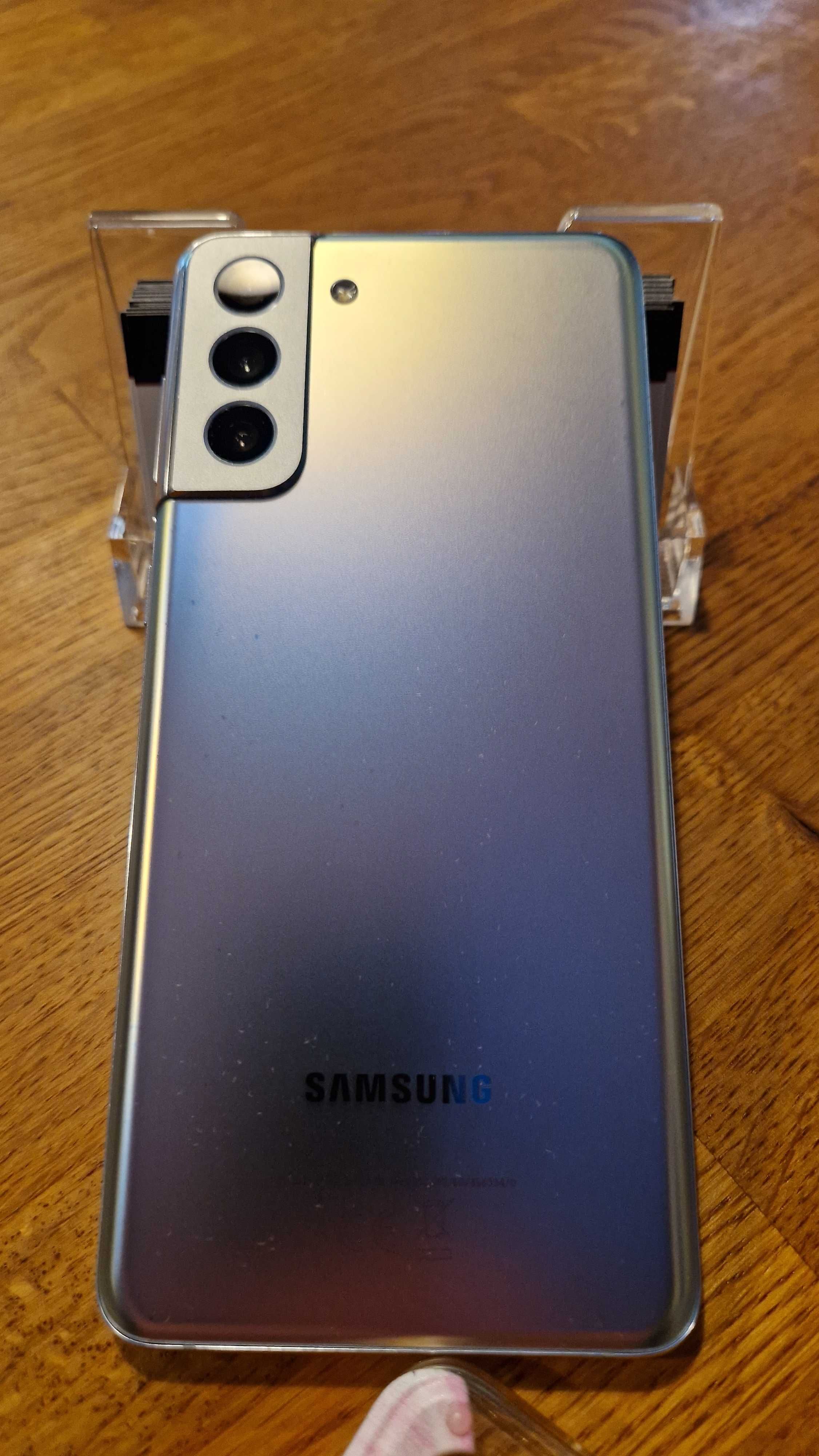 Samsung S21+ PLUS 128Gb stan b. dobry BEZ USZKODZEŃ, FOLIA I ETUI