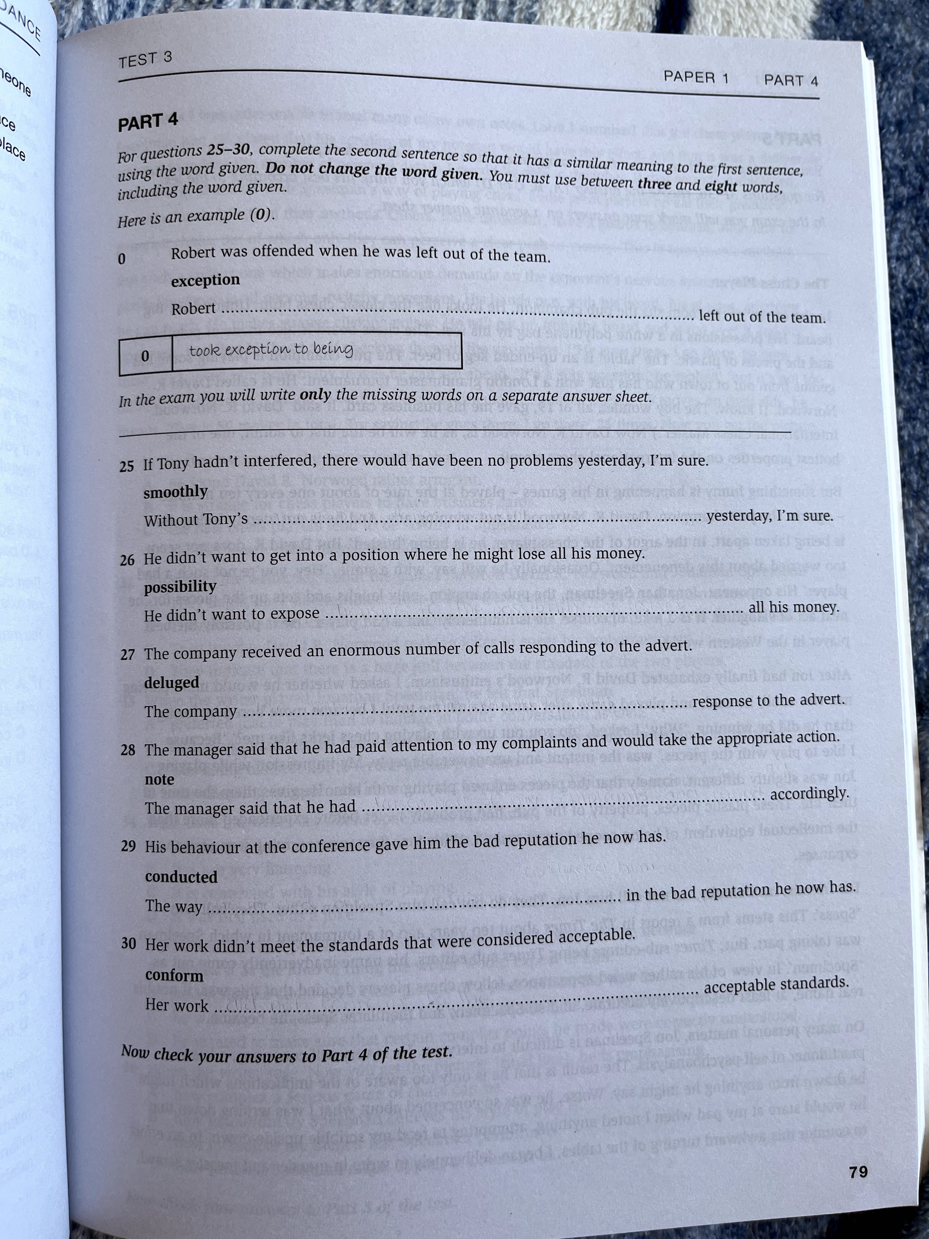 Proficiency Test Builder