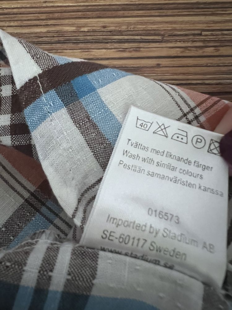 Koszula męska z długim rękawem DCaTe rozmiar M/L