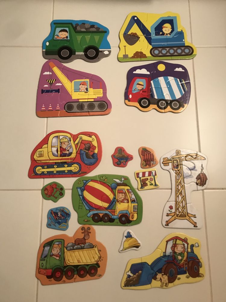 Puzzle drewniane itp