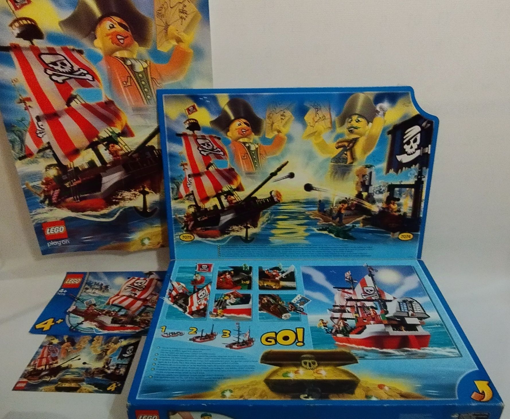 Lego Pirates 7075 Statek piracki  unikat  100 % kompletny