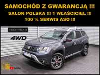 Dacia Duster TECHROAD + 1,6i+ 4x4 + Salon POLSKA + 1 Właściciel + 100% Serwis DACIA