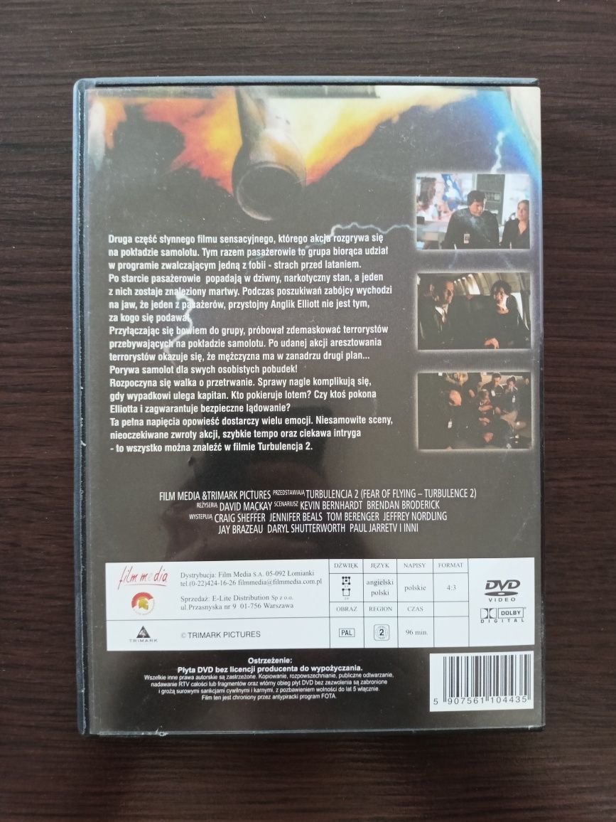 Turbulencja 2 - Film DVD STAN BARDZO DOBRY