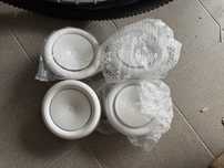 4x Anemostaty 125mm wentylatory nawiewowe