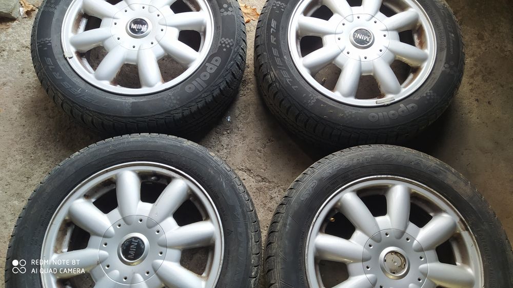 Alufelgi oryginał Mini Cooper 15"+opony 4x100