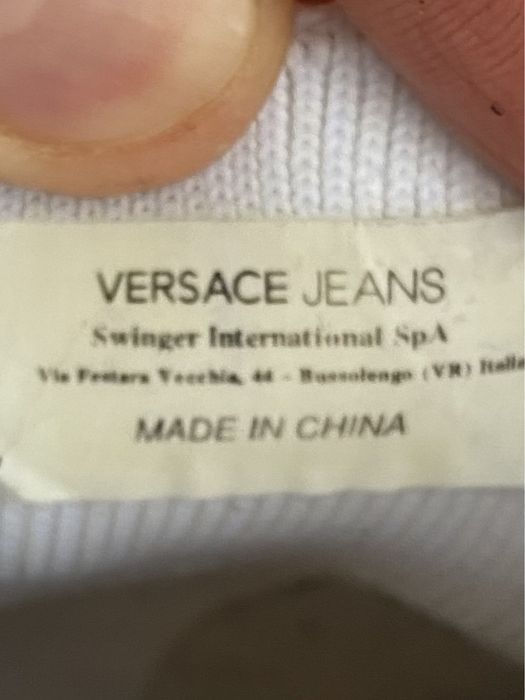 Versace jeans кроссовки 36-37 размер женские белые оригинал