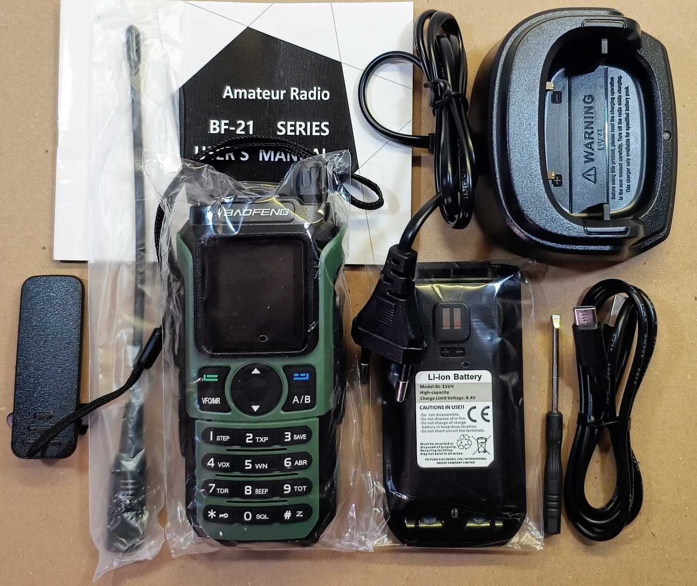 Рація BAOFENG UV-21 Pro V2 Type-C нова радіостанція рация