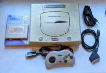 Sega Saturn NTSC-J + Modchip + Action Replay