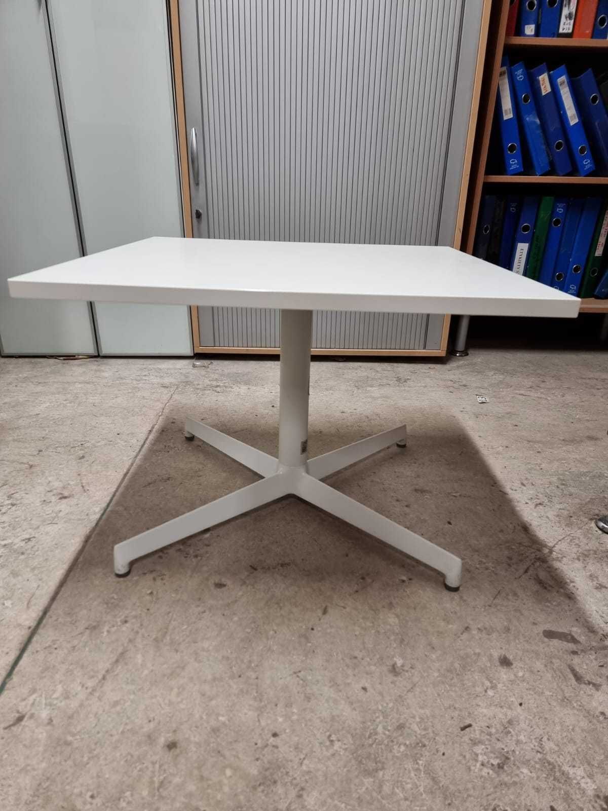Stolik kawowy biały NOVUS 60x60cm stoły do biur domu kuchni jadalni